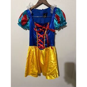 Brand New Leg Avenue Fairy Tale Snow White Halloween Costume Party Adult Woman X